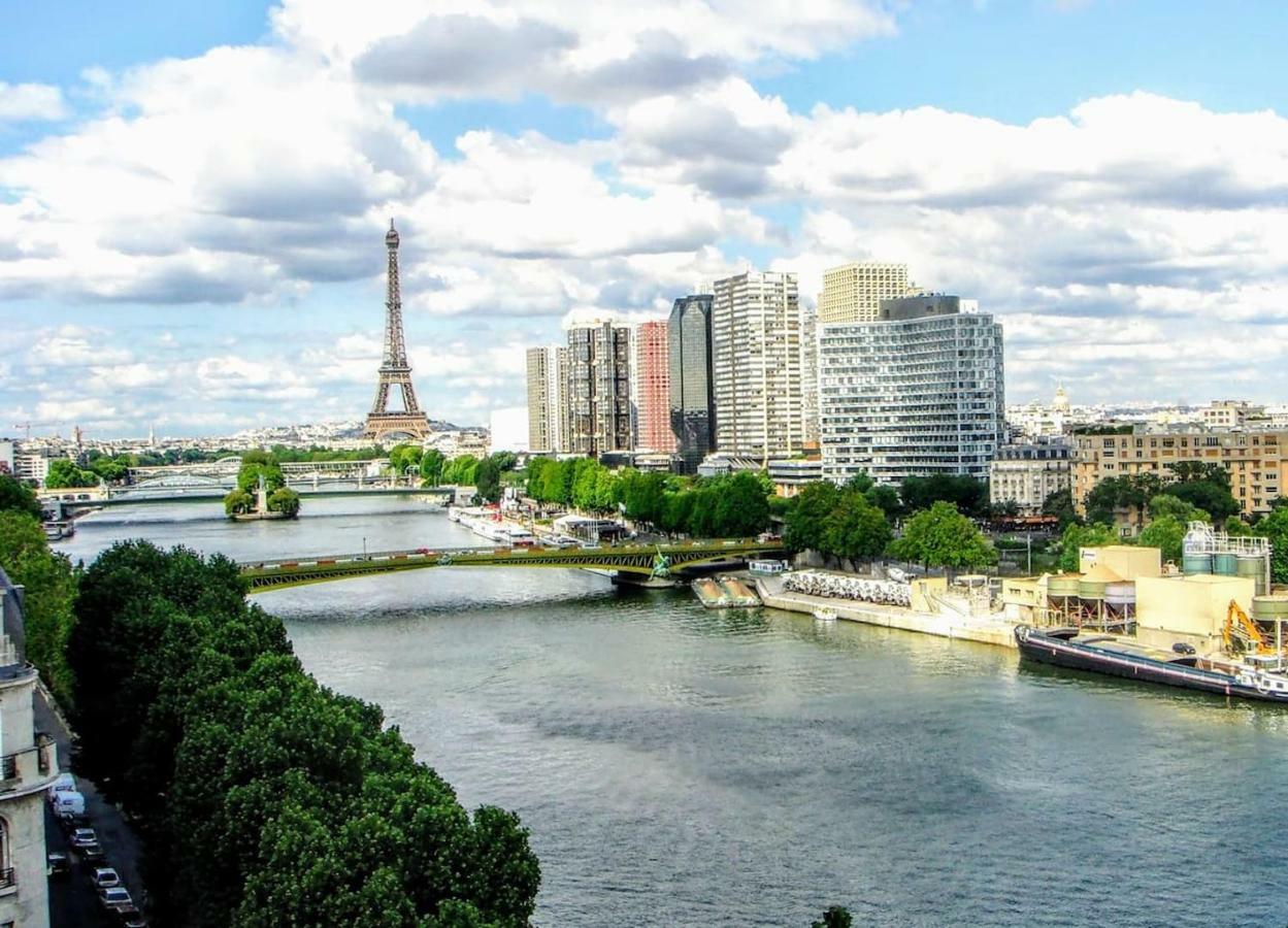 Luxe Eiffel Tower And Seine River Apartamento Paris Exterior foto